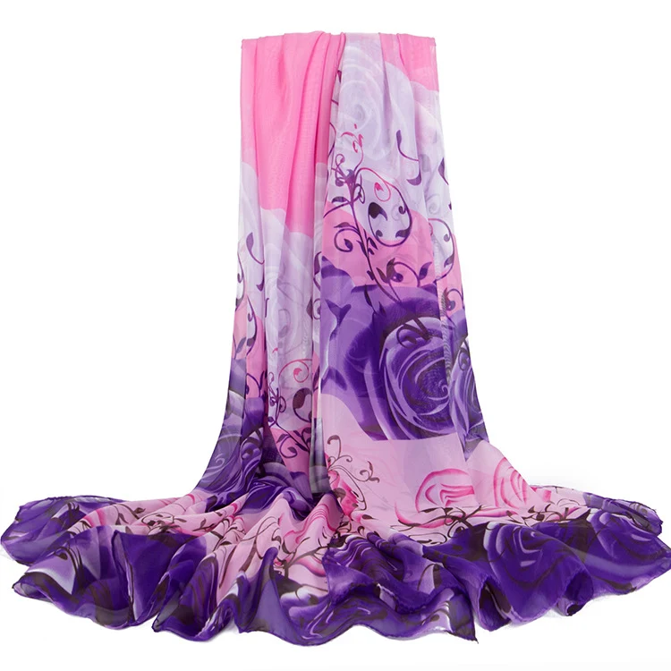 Chic Floral Scarf