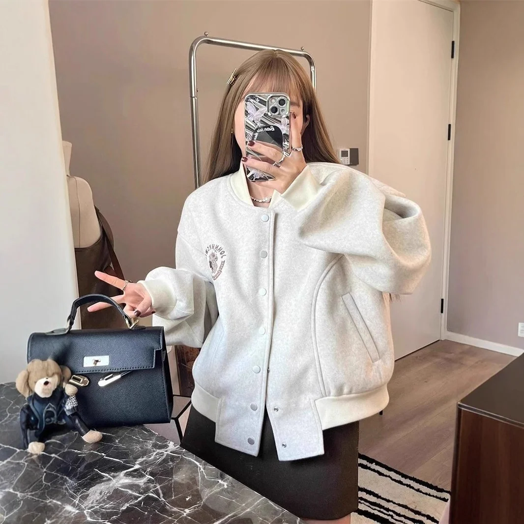 Chic Geometric Casual Short Jacket