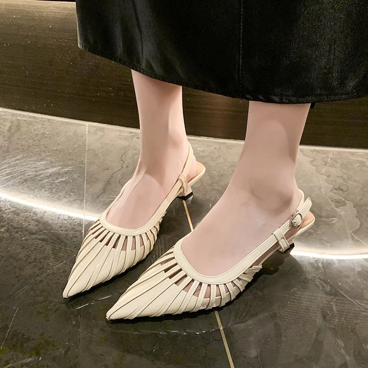 Chic Low Heel Sandals