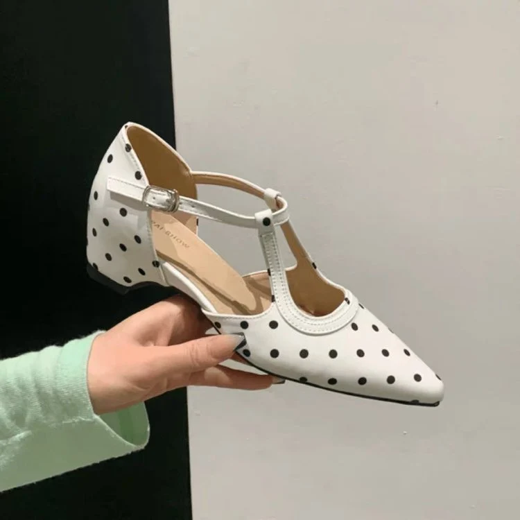 Chic Polka Dot Sandals