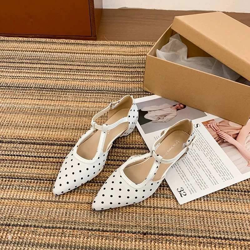 Chic Polka Dot Sandals