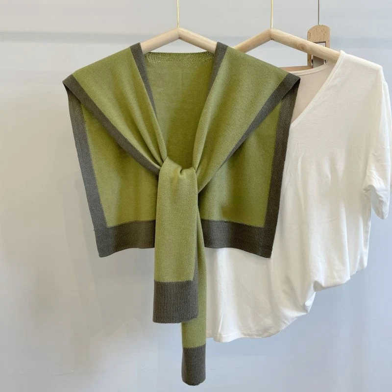 Chic Scarf Outerwear