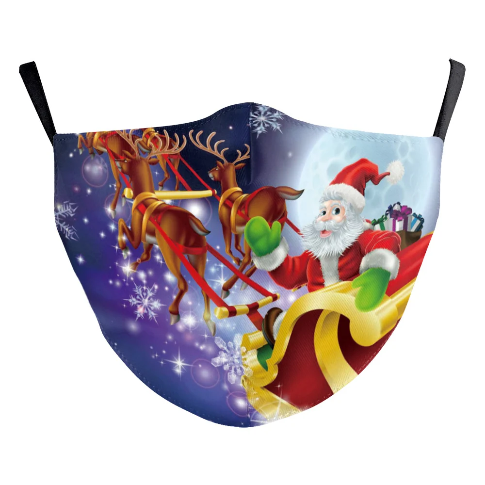 Christmas Double-Layer Dust Mask for Adults