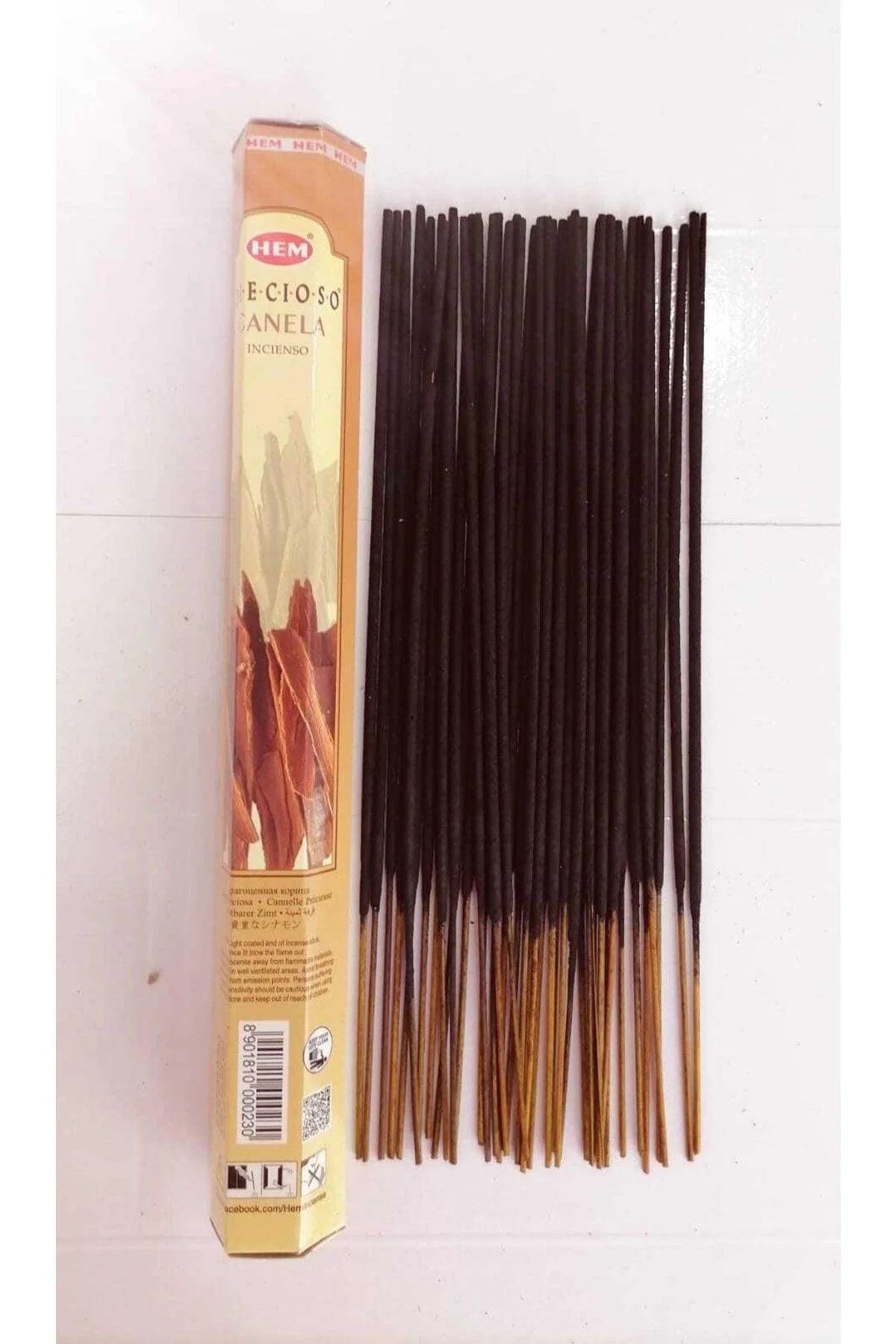 20-Piece Cinnamon Scented Incense Sticks Set in Gift Box