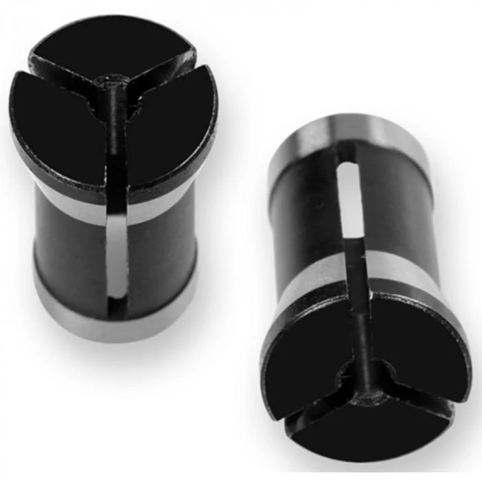 Clamping mandrel for straight grinders with collet set
