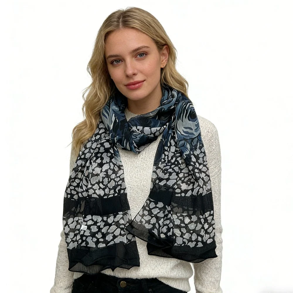 Classic Black Scarf