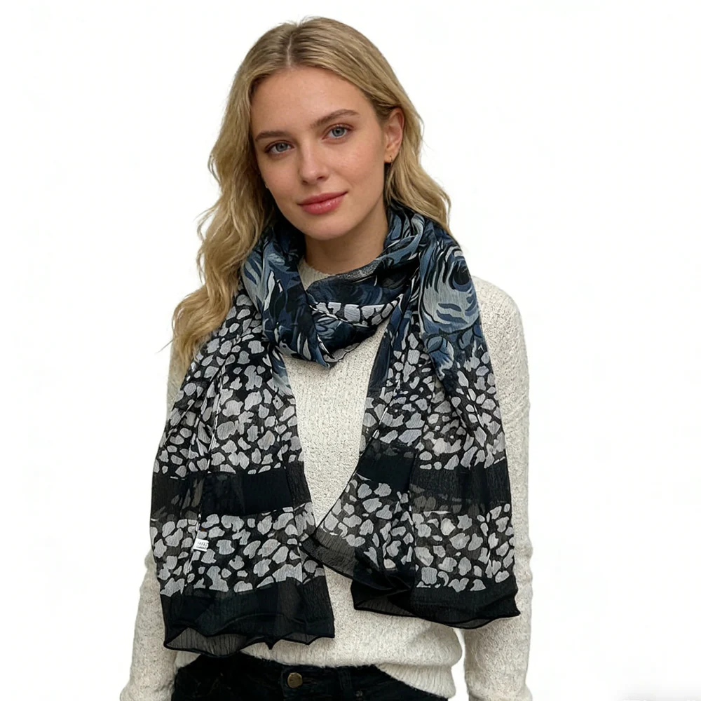 Classic Black Scarf