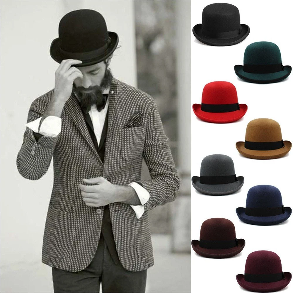 Classic British Wool Felt Hat for Men