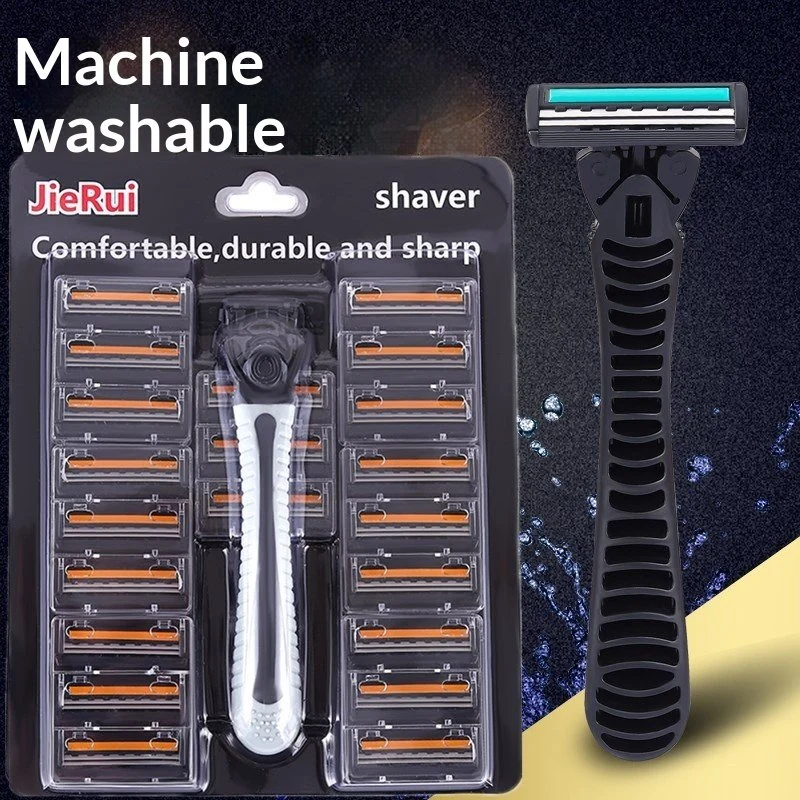 Close Shave with Double-Blade Comfort