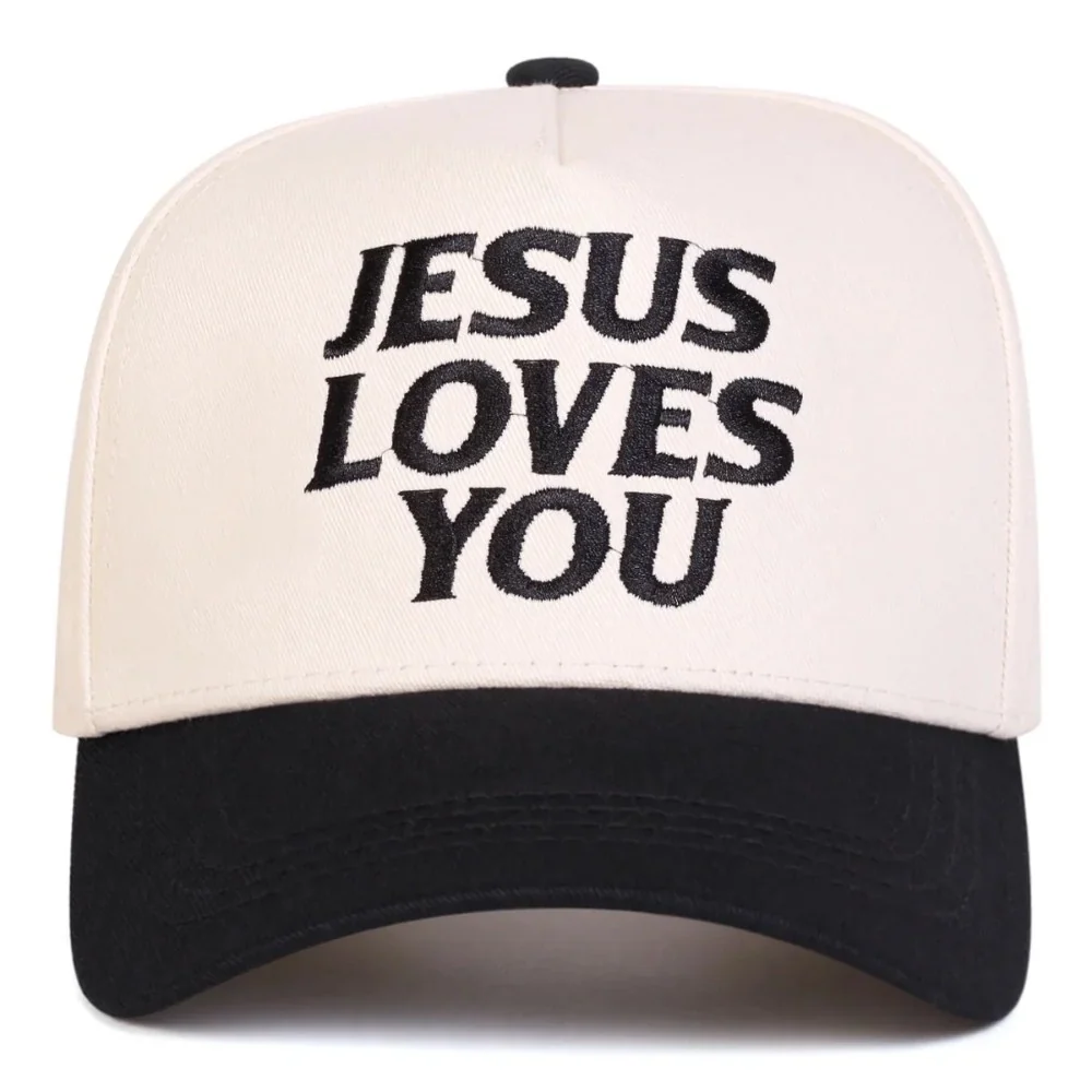 Color-block Cotton Baseball Cap with Adjustable Fit