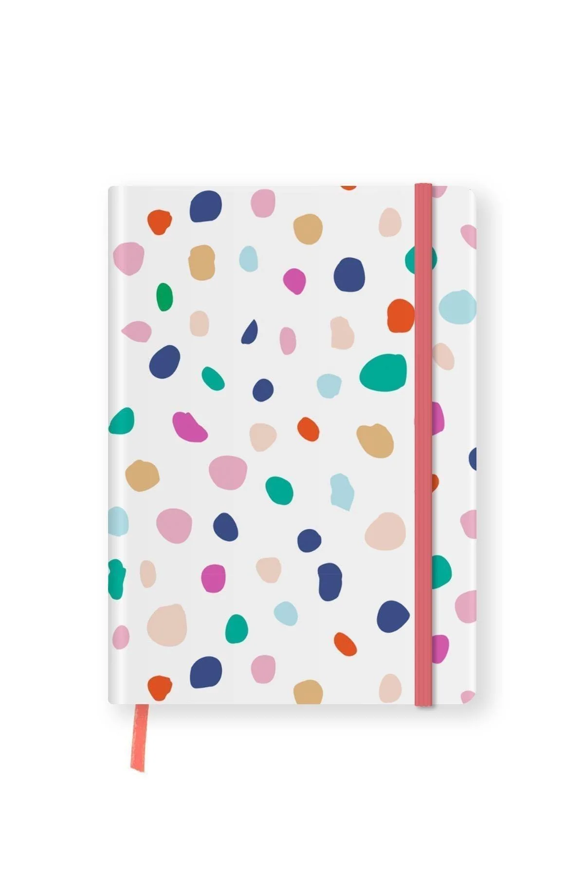 12-month dotted agenda planner with hardcover and stickers