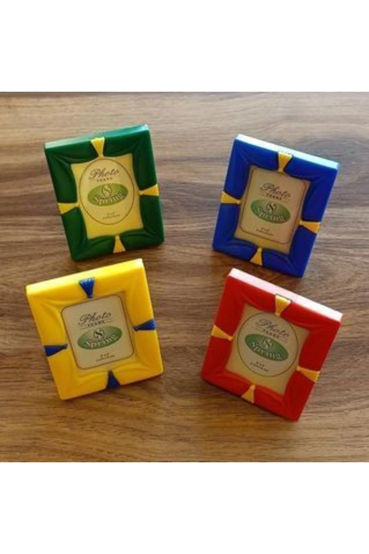 10-Pack Photo Frames in Assorted Colors for Home Display