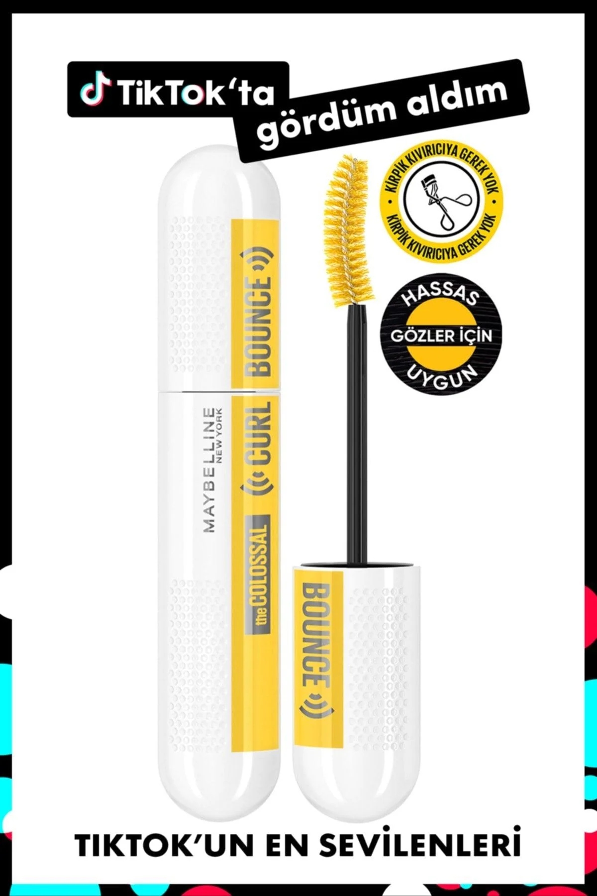 Curl‑Boost Mascara – Black