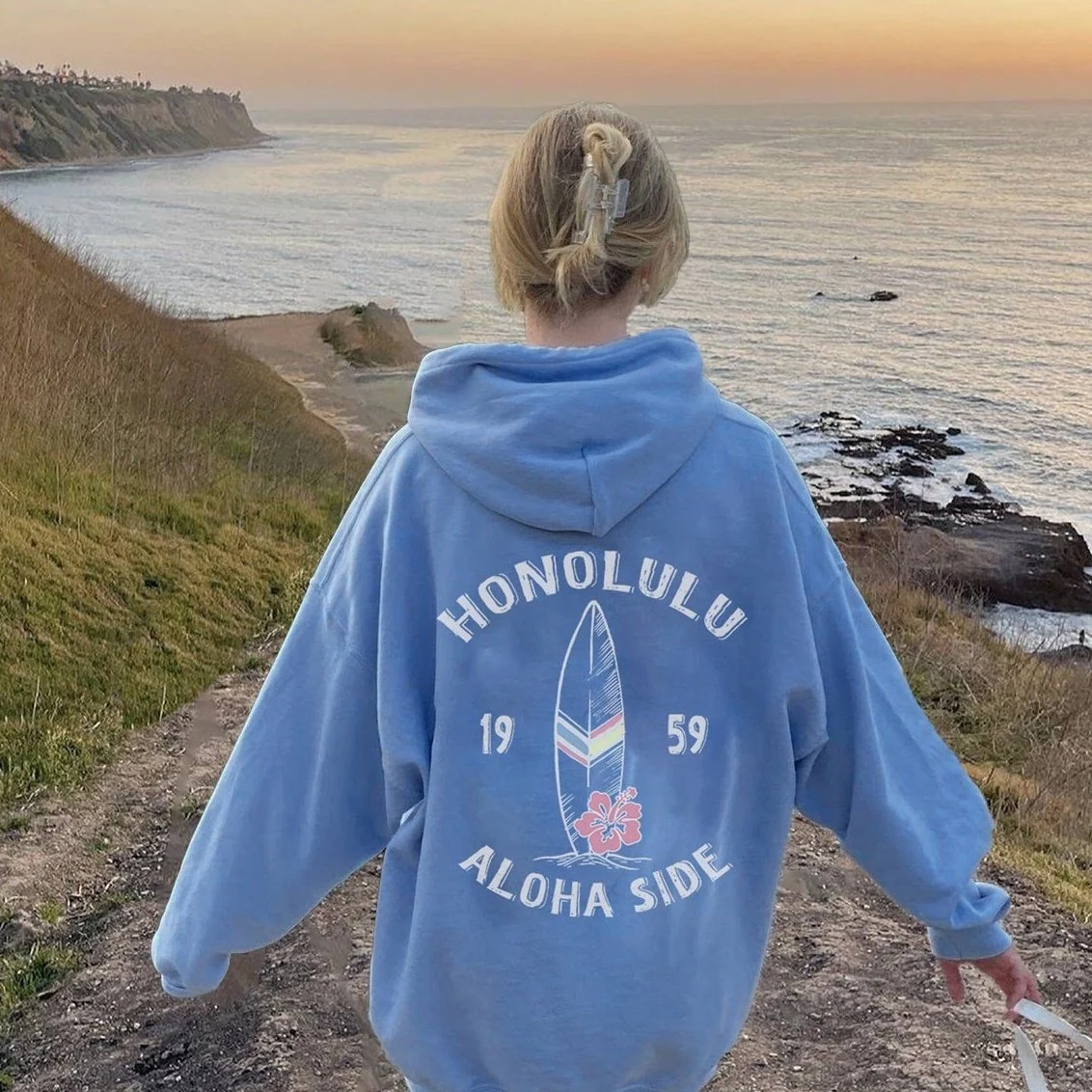 Comfortable Letter Pattern Women's Sweater