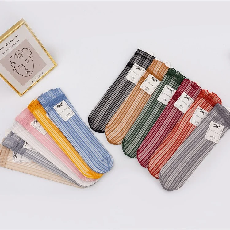 Comfortable Striped Socks for Women