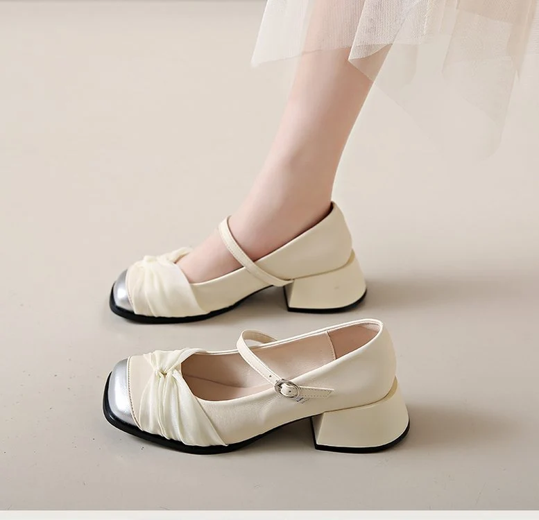 Comfy Round Toe Pumps