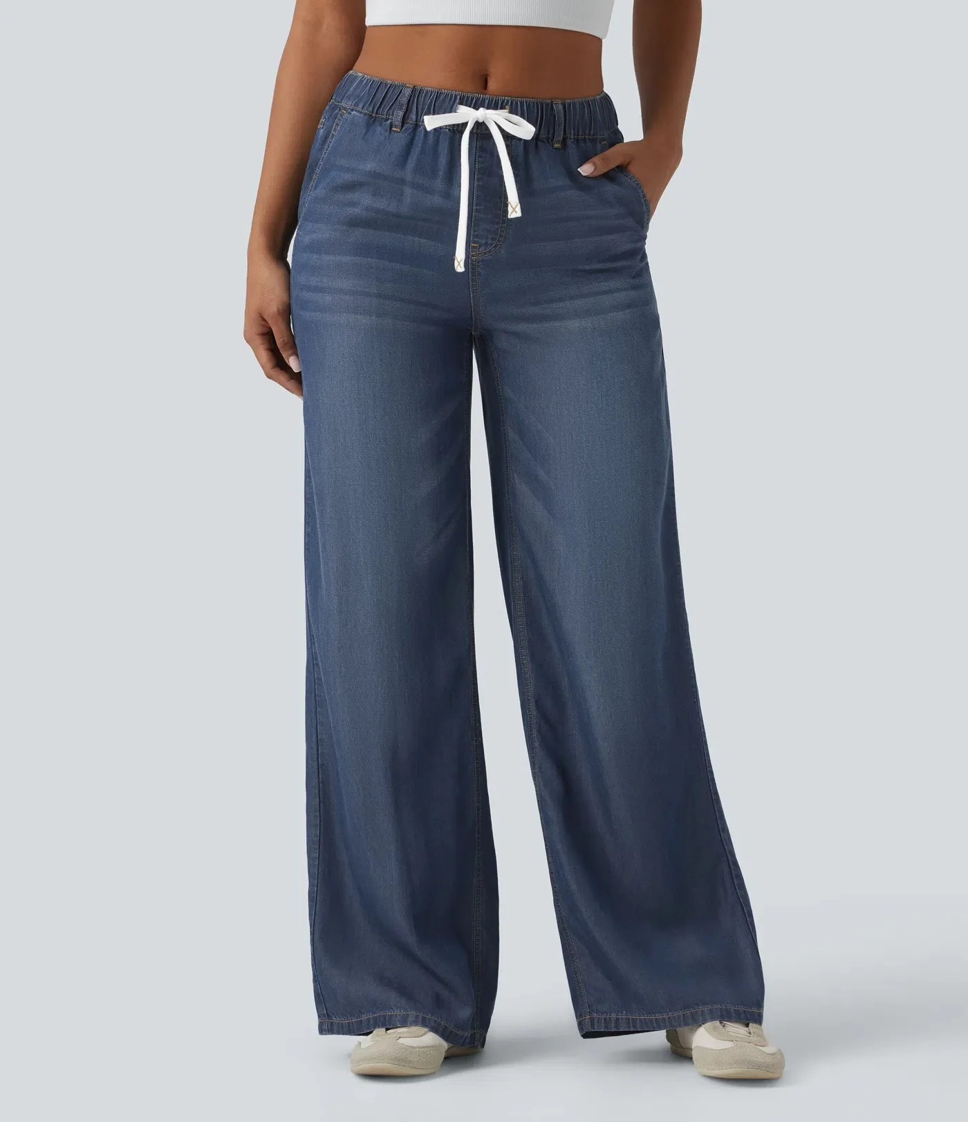 Comfy Wide-Leg Jeans