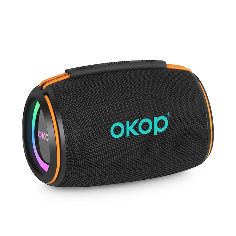 Compact Portable Bluetooth Speaker with Ambient Light