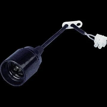 E27 Plastic Socket with Strain Relief for Construction Sites