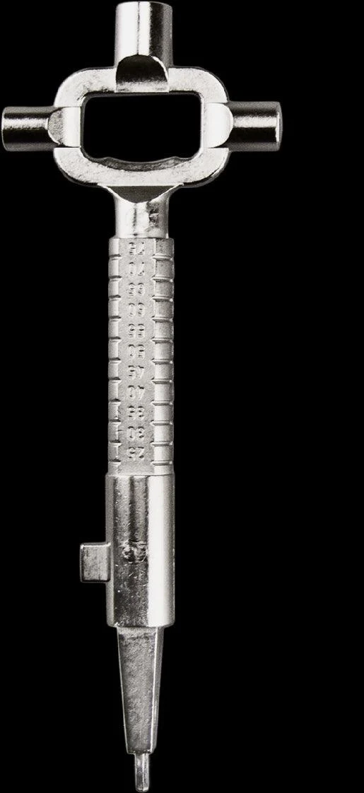 Long Construction Wrench with Hex Insert – Zinc Die‑Cast, Nickel Plated, 6‑10 mm Squares