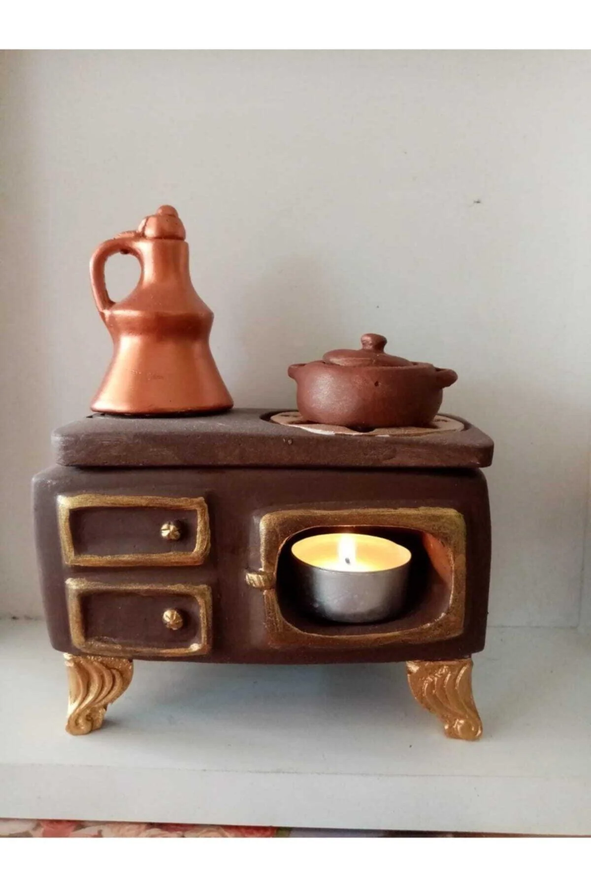 Cooker‑Style Ceramic Incense Burner