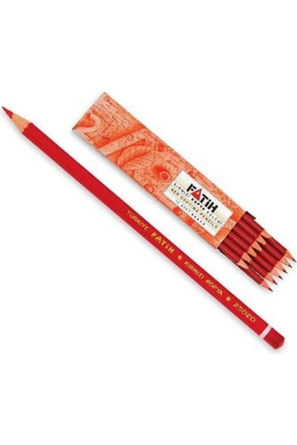 Red copy pen set with 12 pieces
