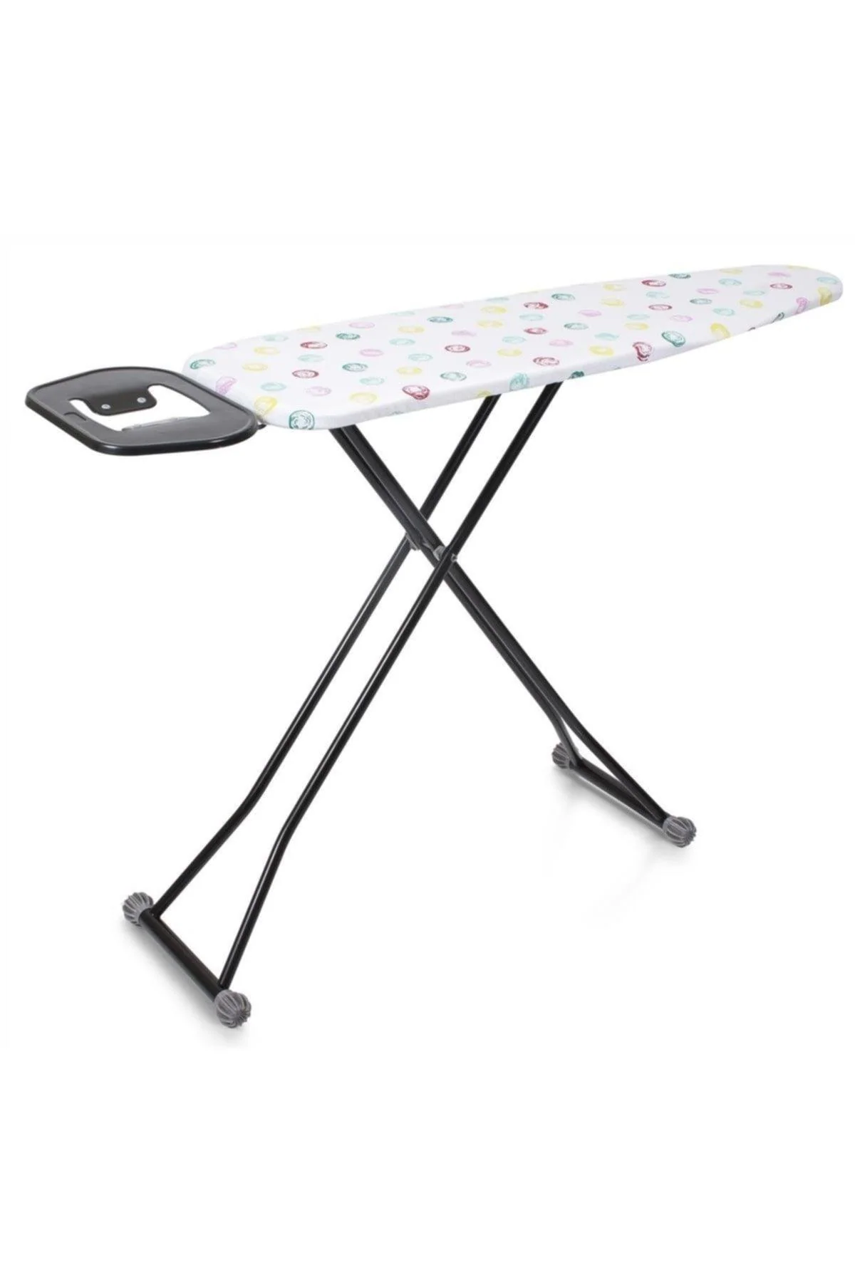 Adjustable height ironing board for home use