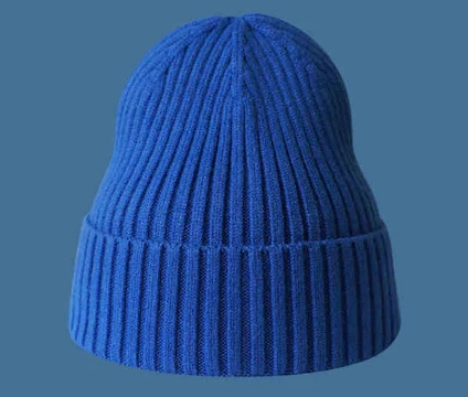 Cozy Blue Knit Hat