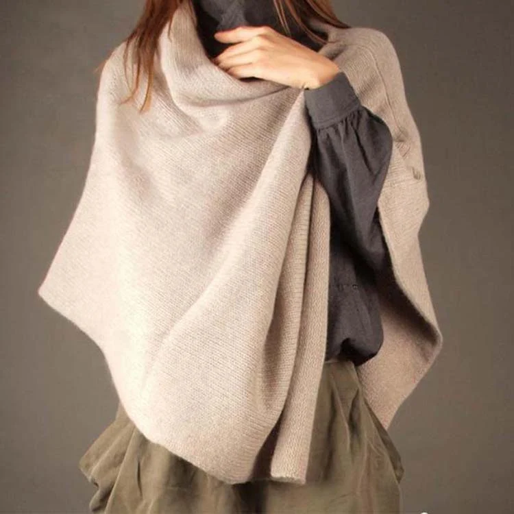 Cozy Dual-Use Shawl Jacket
