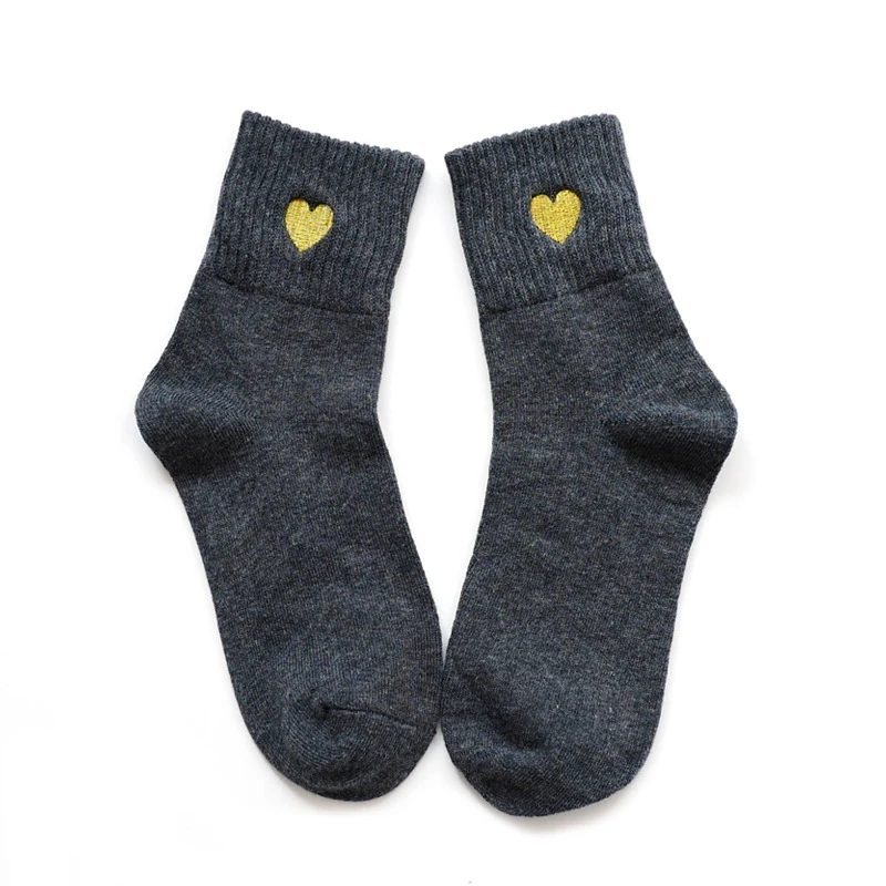 Cozy Embroidered Socks