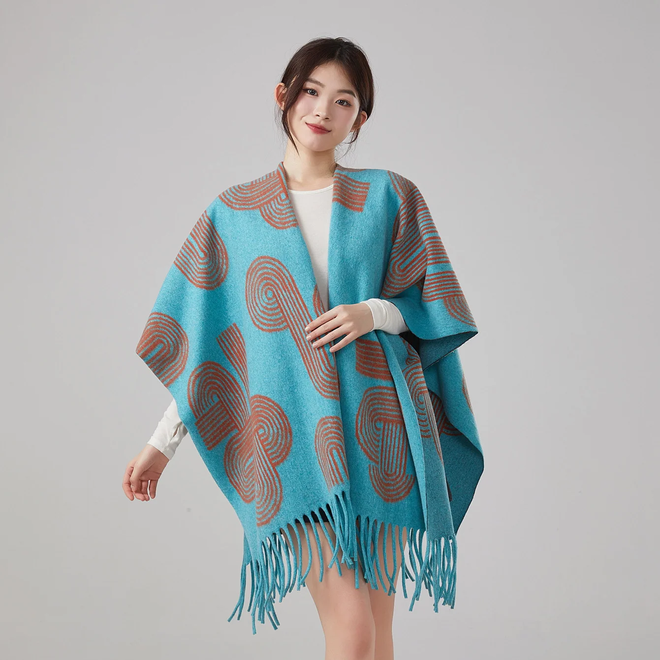 Cozy Ethnic Shawl