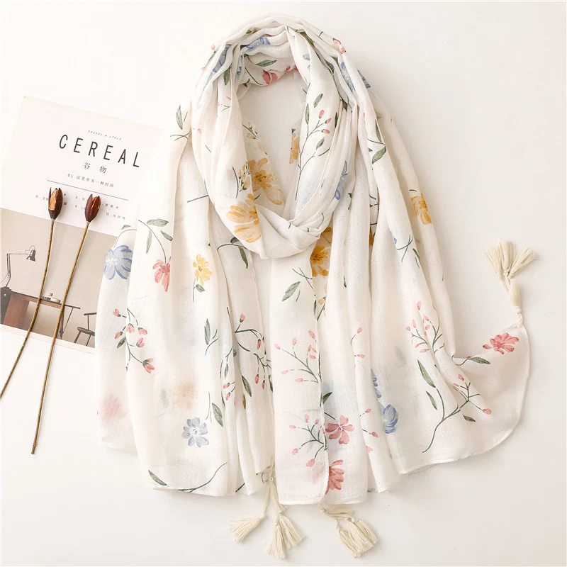 Cozy Handmade Tassel Scarf