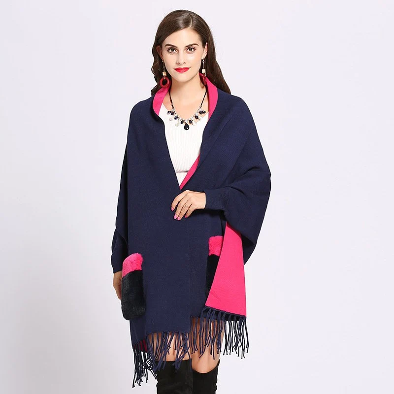 Cozy Knitted Cape