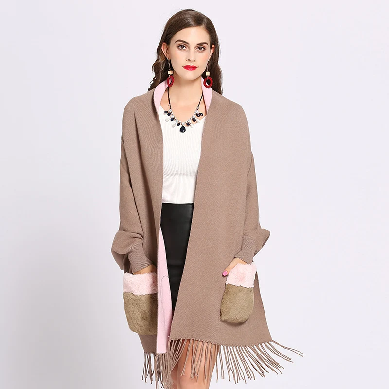 Cozy Knitted Cape
