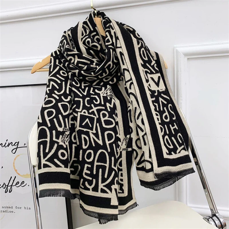 Cozy Letter Scarf