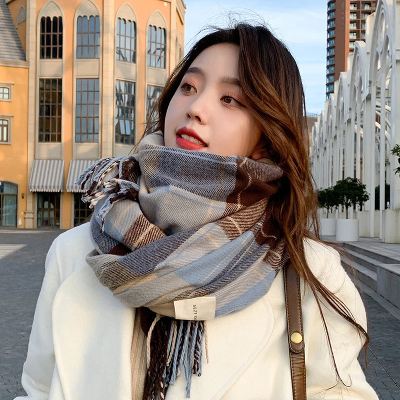 Cozy Plaid Scarf