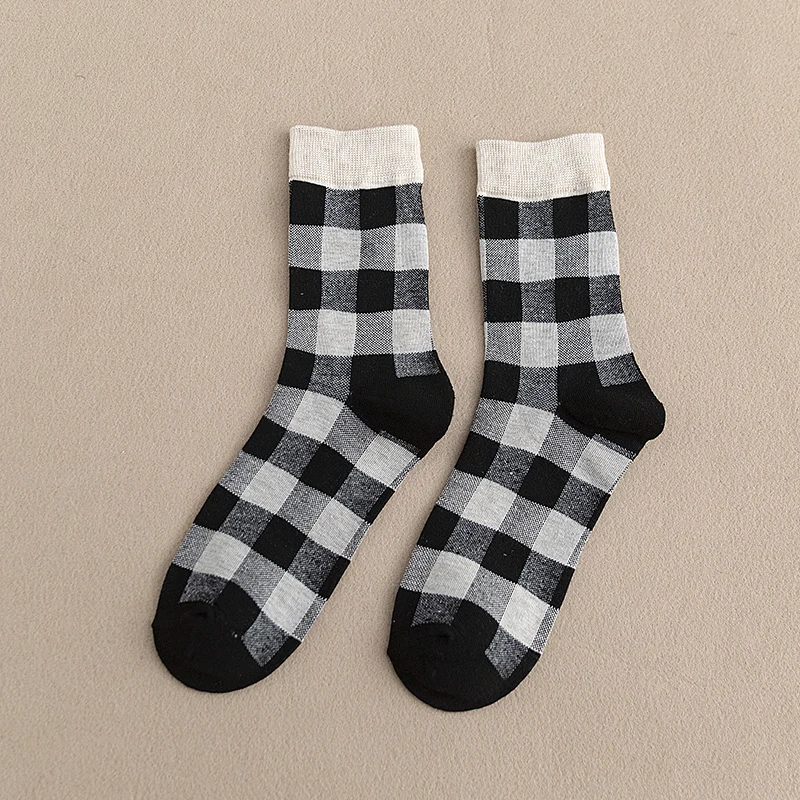 Cozy Plaid Socks