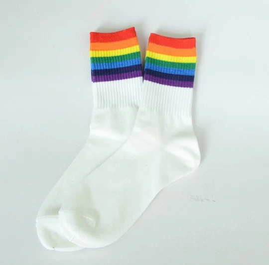Cozy Rainbow Socks