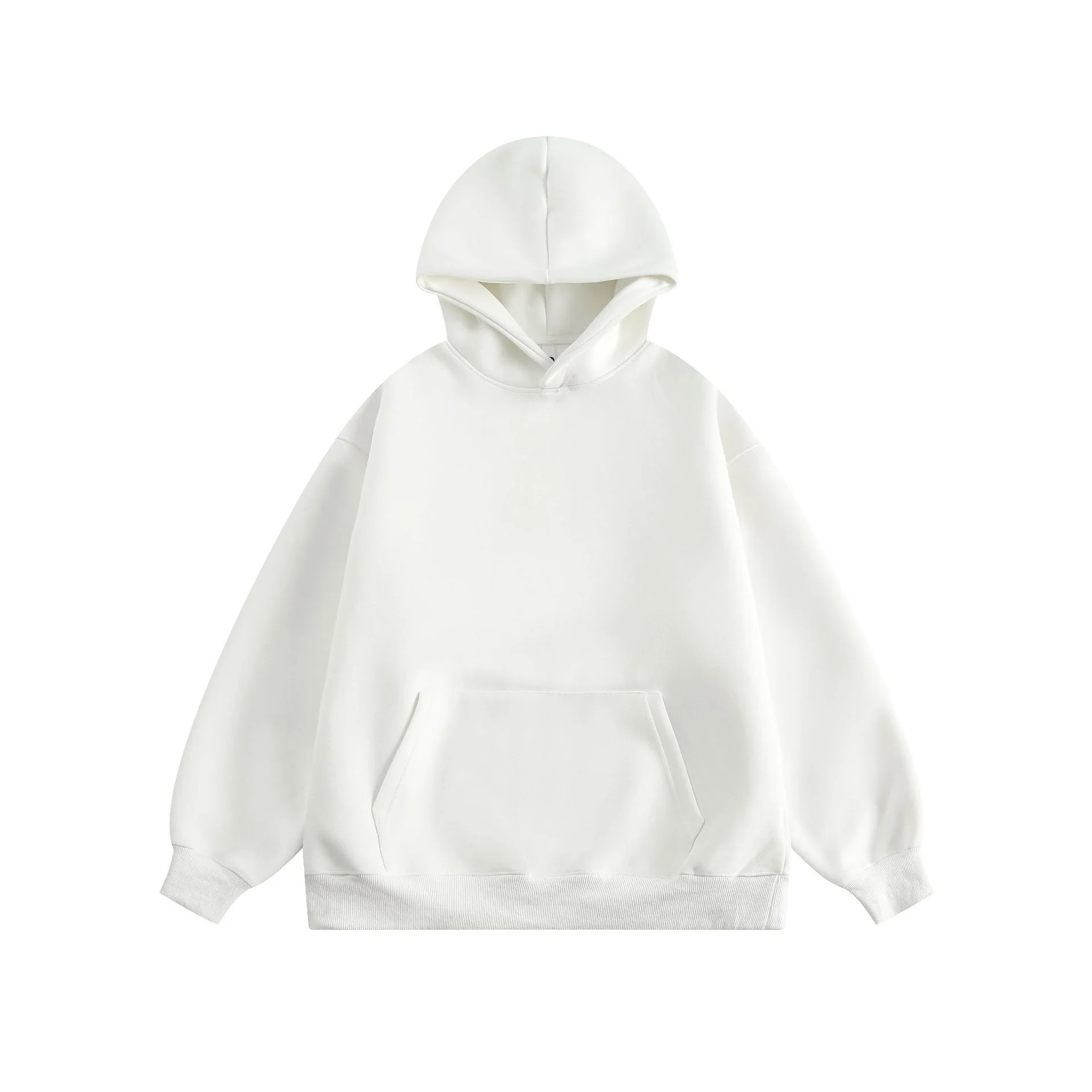 Cozy Solid Color Couple's Casual Pullover Hoodie