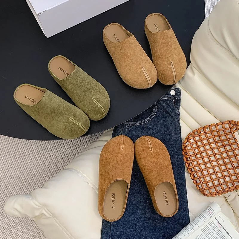 Cozy Suede Mule Slides