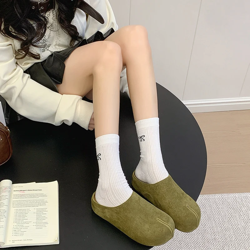Cozy Suede Mule Slides