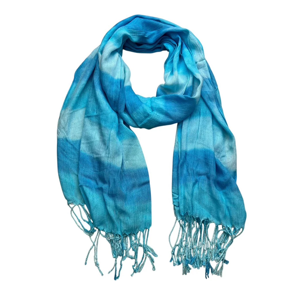 Cozy Turquoise Scarf
