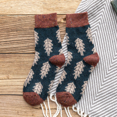 Cozy Wool Christmas Socks