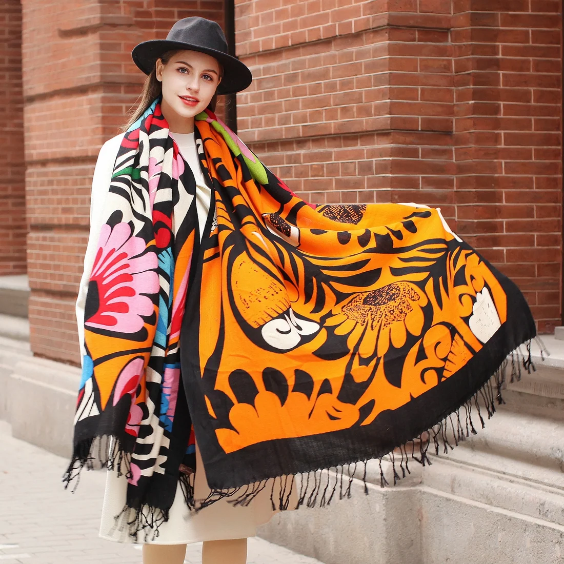 Cozy Wool Scarf Shawl