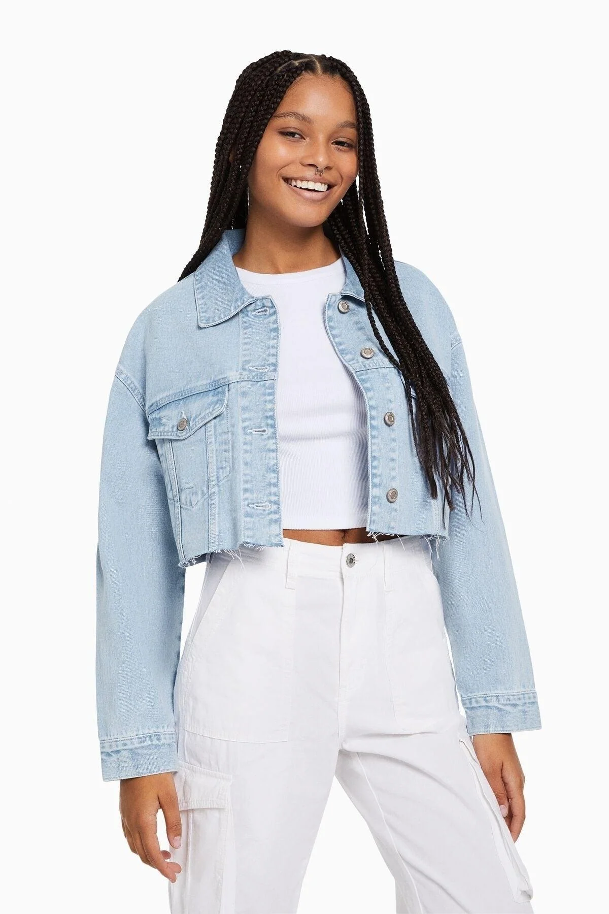 Cropped Denim Jacket