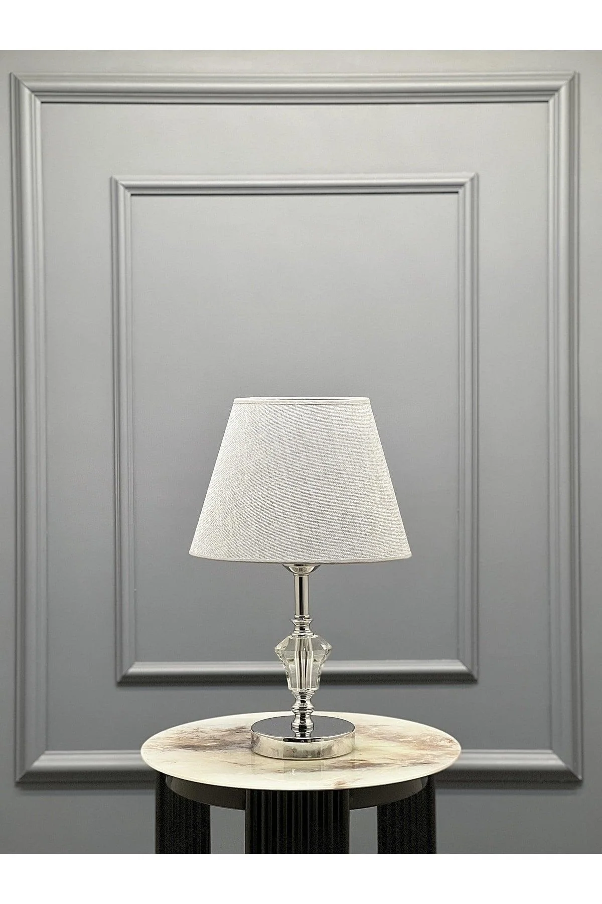 Crystal Lampshade with E27 Socket for Led Bulbs