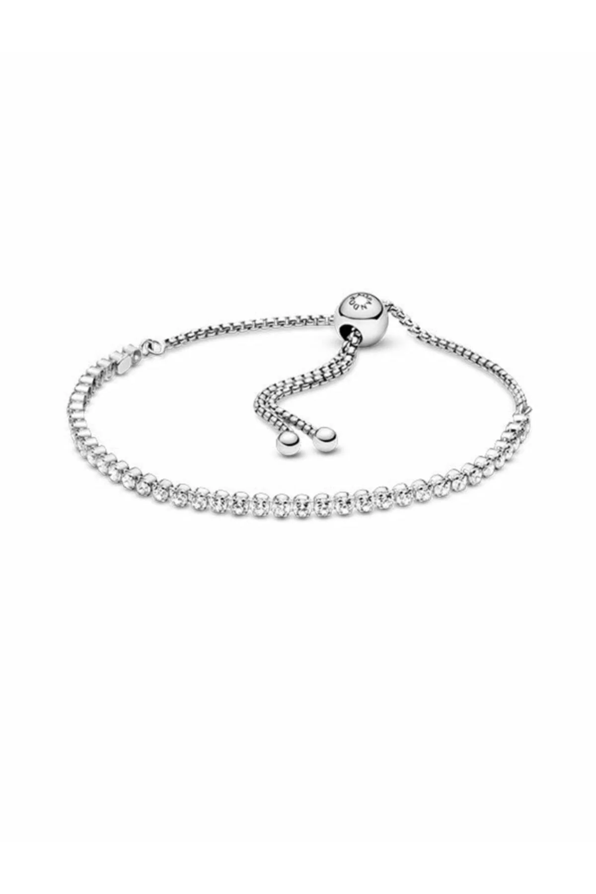 925 sterling silver bracelet with cubic zirconia stones