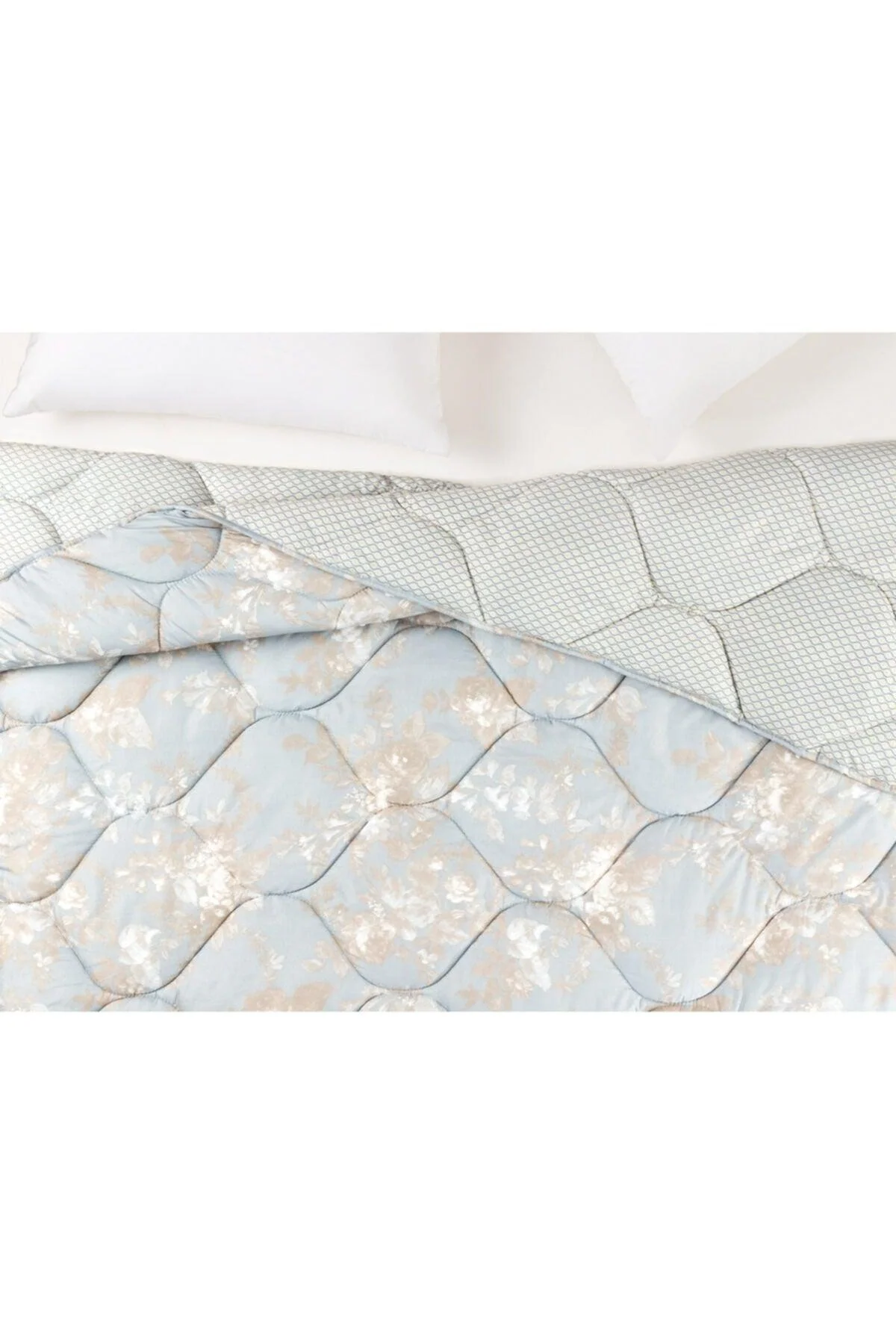 Single Blue Microfiber Duvet - Lightweight and Breathable