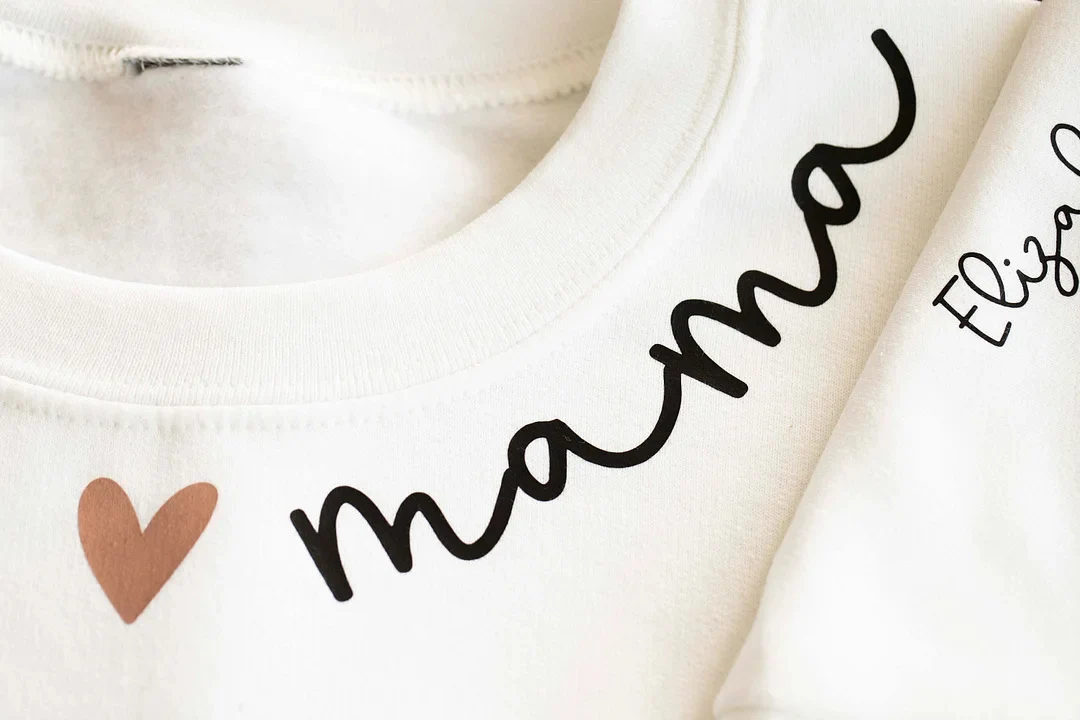 Custom Initial Round Neck Pullover Hoodie