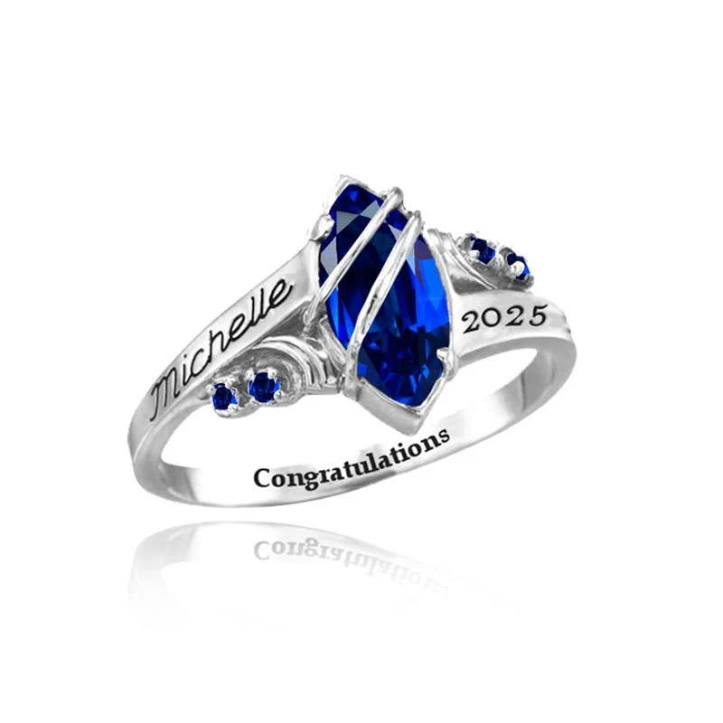 Custom Silver Class Ring